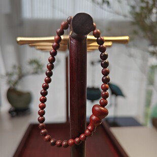 非洲紫檀木手串细珠手链芦葫吉祥如意