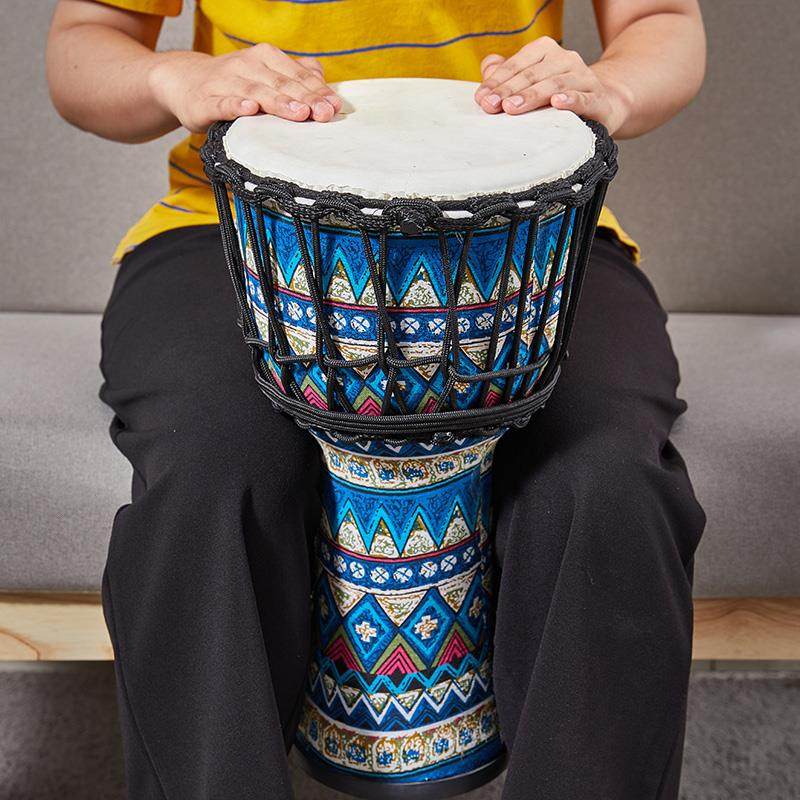 颂古今非洲鼓标准10寸pvc成人云南丽江羊皮手鼓打击便携鼓专用乐