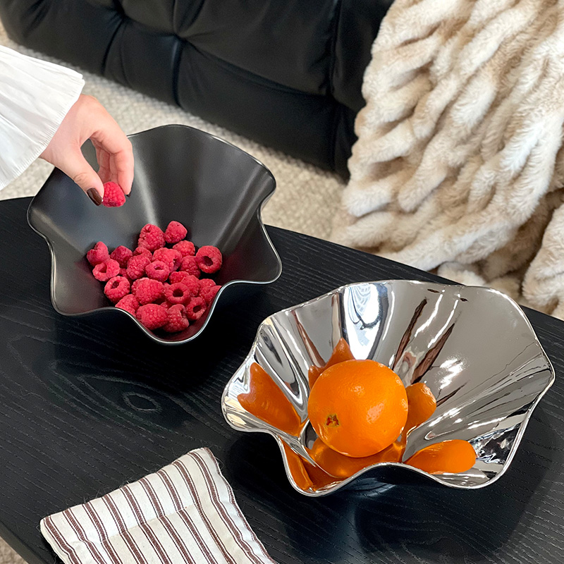 2025新款轻奢高档陶瓷水果盘盘家用客厅零食高端精致糖果水果碗