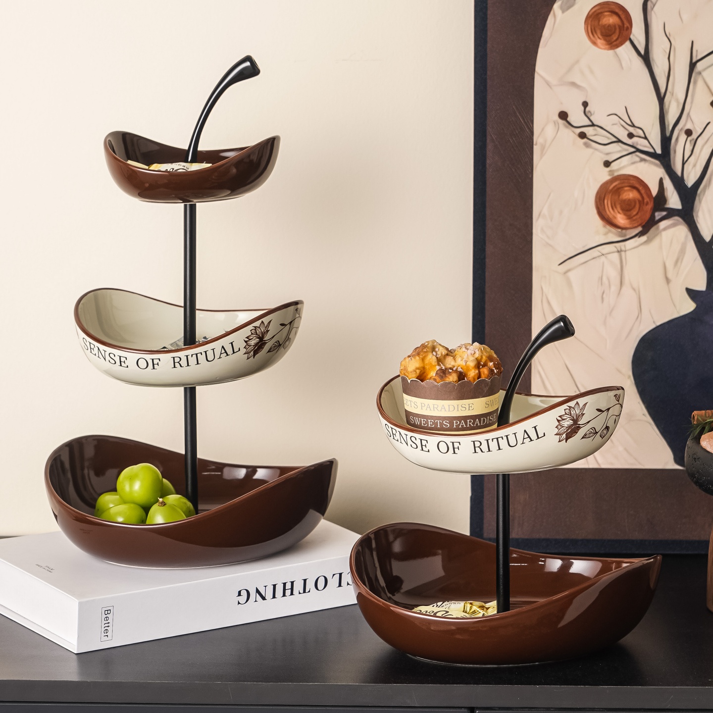 一整个高级住了！绝美客厅果盘