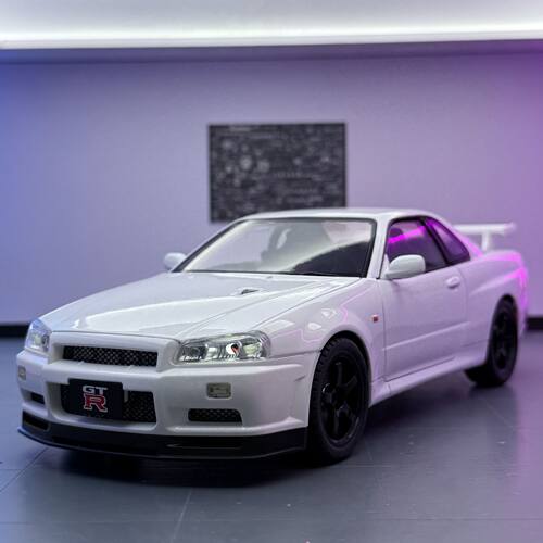 尼桑日产gtr34合金车模仿真