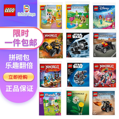 礼物LEGO乐高拼插积木玩具拼砌包
