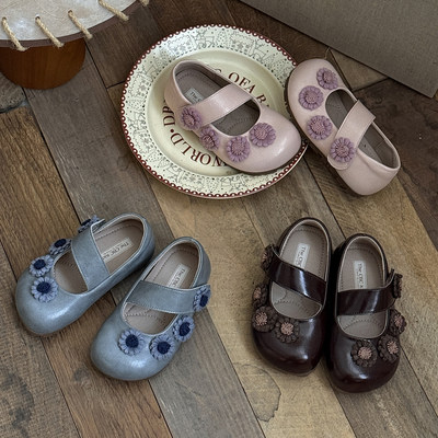 CBC韩版复古女童玛丽珍公主鞋