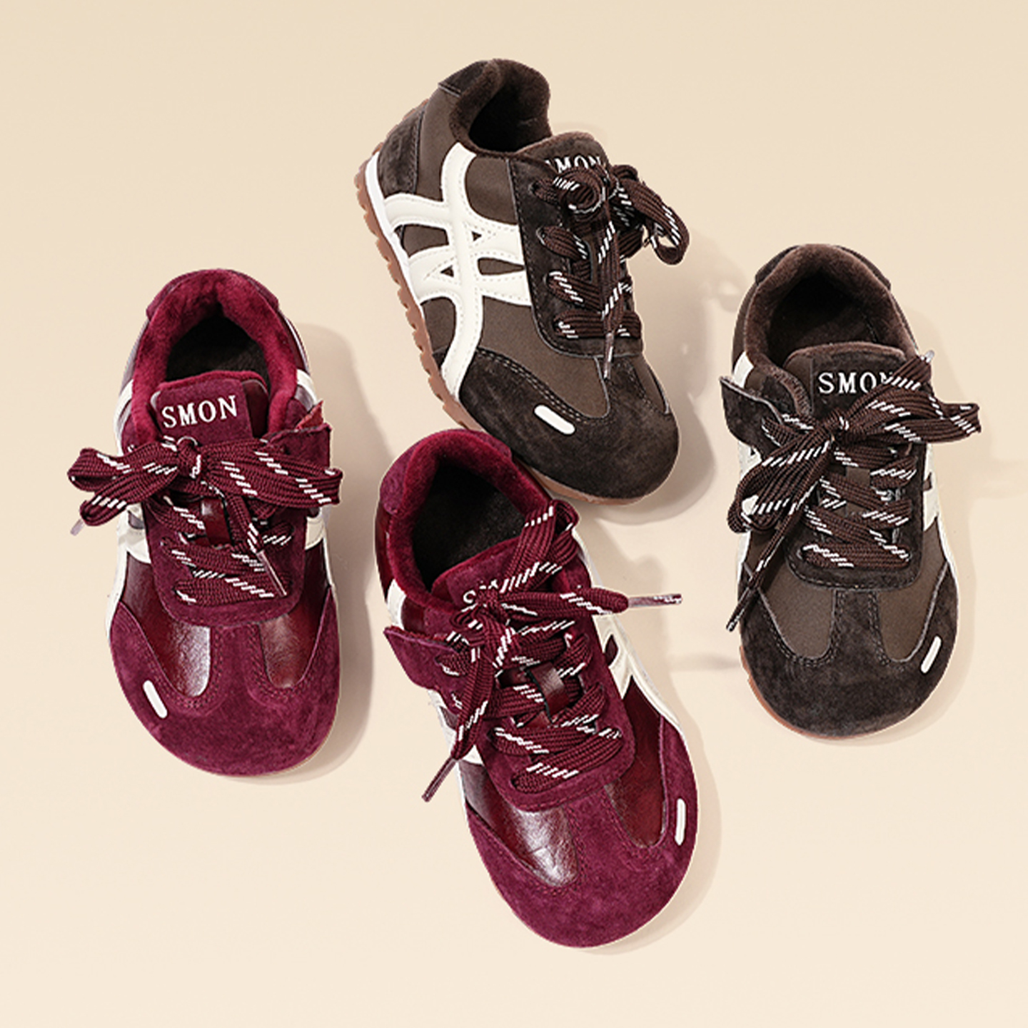 书萌德训鞋女童二棉运动鞋