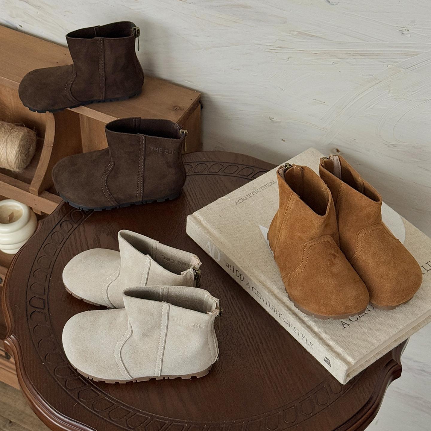 CBC儿童马丁靴秋冬加绒棉棉靴