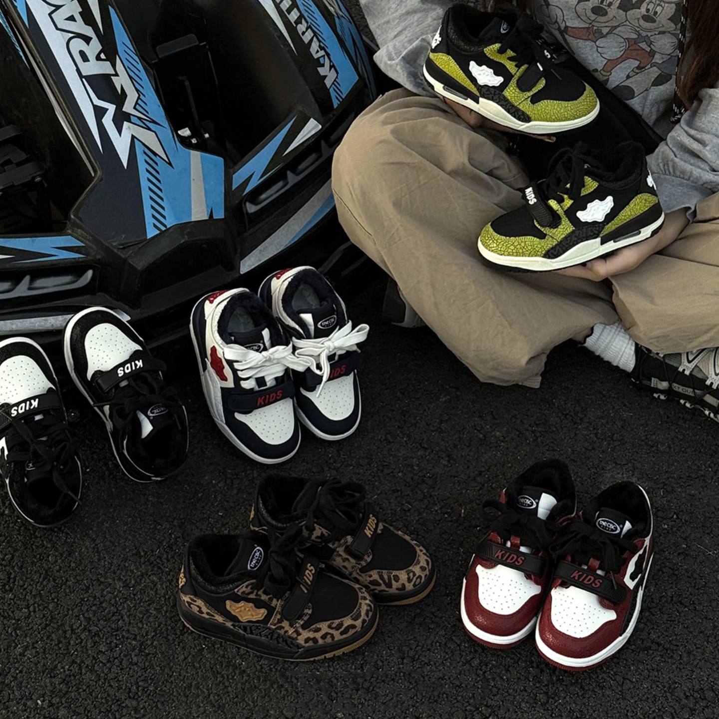 CBC儿童板鞋2025冬季加绒保暖