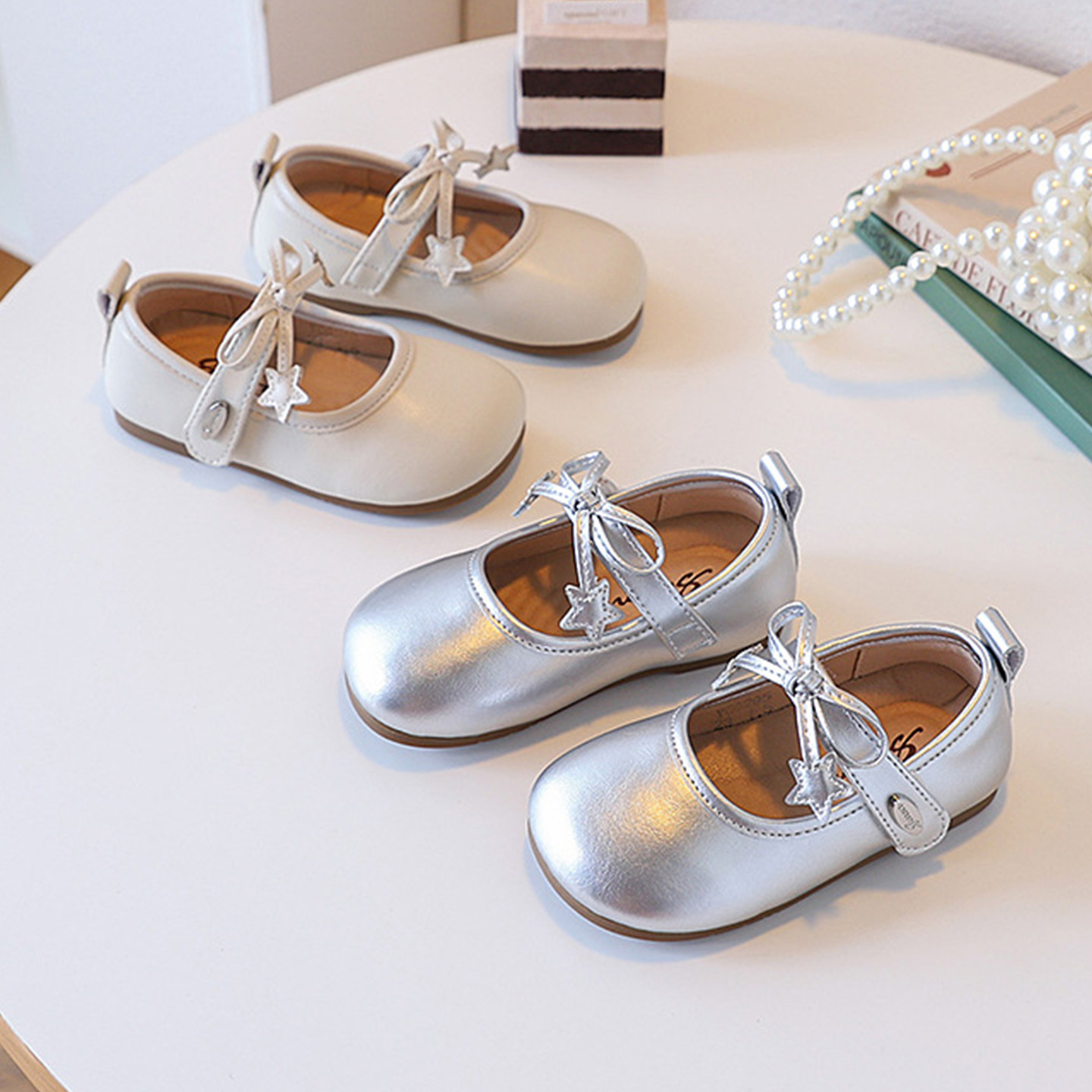新款洋气女童公主鞋2025新款春秋软底银色浅口单鞋中小童宝宝皮鞋,童鞋/婴儿鞋/亲子鞋,皮鞋,淘宝优惠券,粉丝福利购,淘宝优惠卷