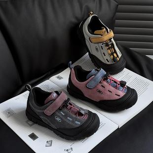 春秋男女童運動鞋 CBC 防踢兒童登山鞋 2025新款 軟底戶外寶寶徒步鞋