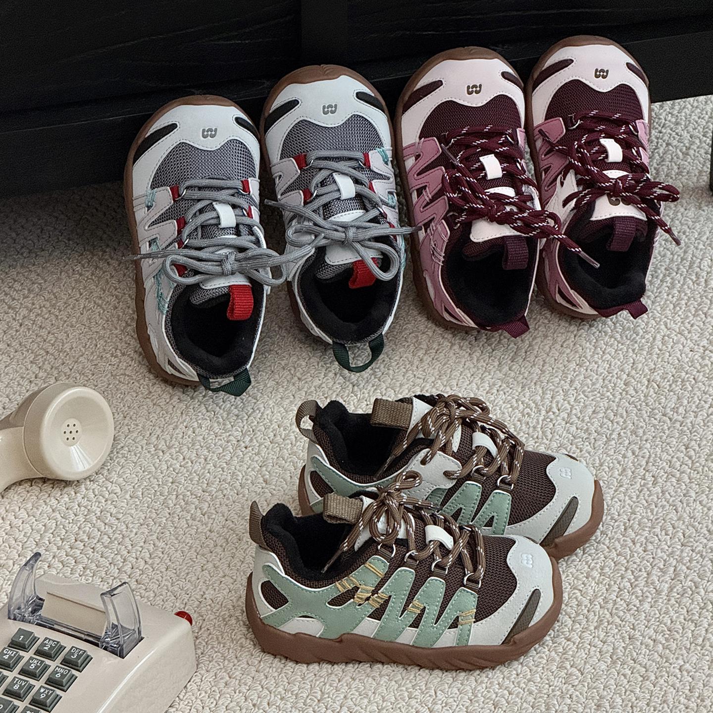 CBC儿童户外登山鞋2025新款加绒