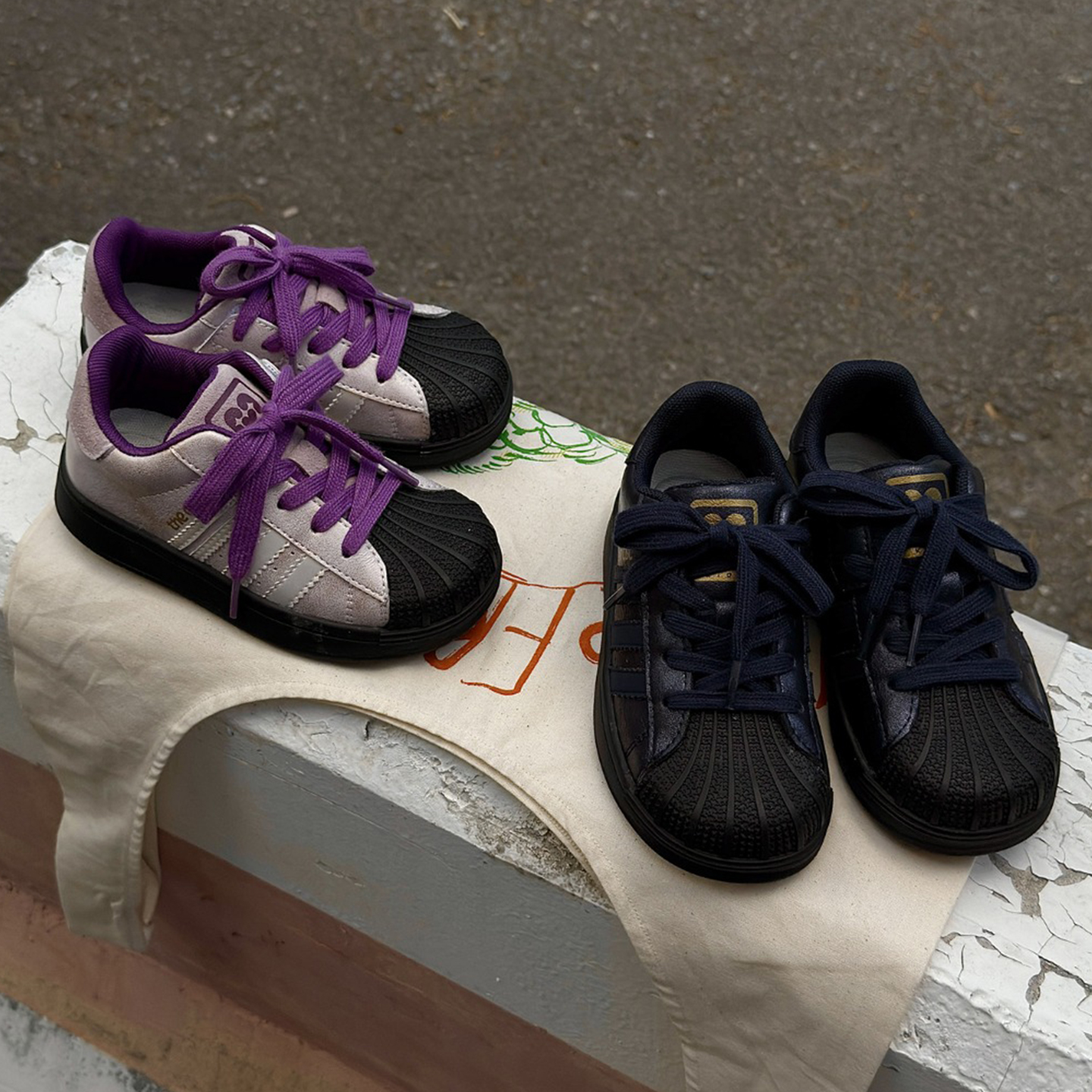 CBC儿童贝壳头板鞋2025冬季加绒