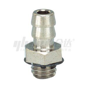 微型真空接头直通宝塔接头外螺纹J-XYA01/11/41-D2/D2.5/D4-M3/M5