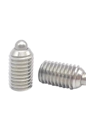 短型不锈钢弹簧柱塞定位伸缩销钉ZAP51/52-M3/4/5/6/8/10/12/16