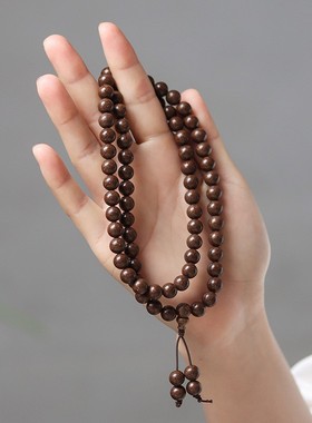 2026【刘兰香】天然合香珠手串8mm女款佛珠手链手工古法合香传承