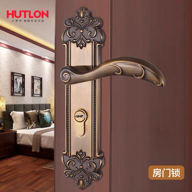 汇泰龙欧洲古铜门锁别墅大门锁豪华古典门锁HD-68781/68785/68782
