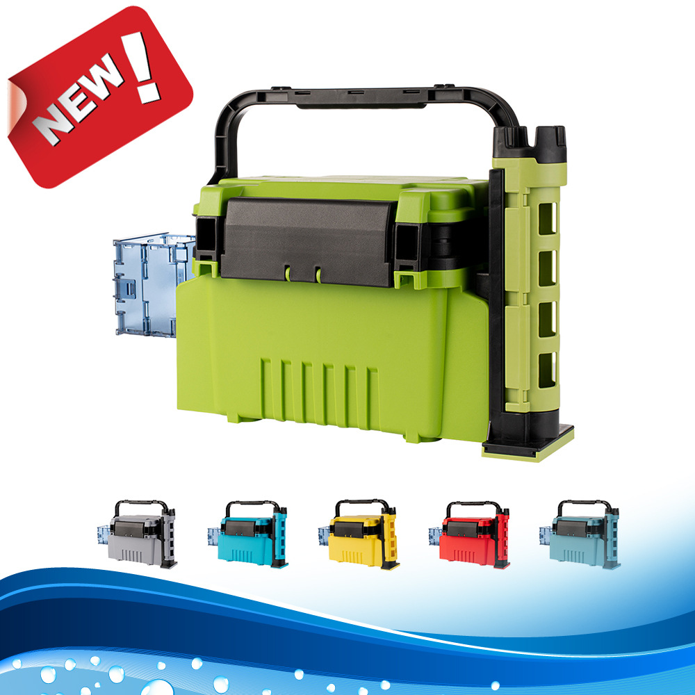 钓箱路亚箱路亚饵盒户外多功能双层钓鱼配件收纳箱路亚钓箱