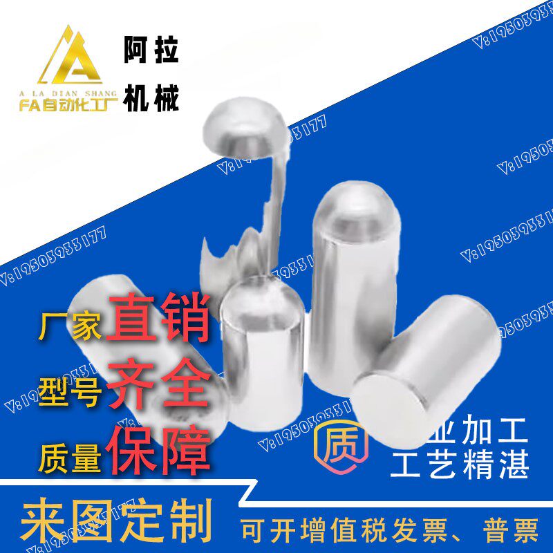 直径5.9/6.0/6.1/6.2/6.3/6.4/6.5圆头销钉不锈钢销轴圆柱定位PIN