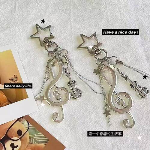 【幸运星的旋律】音乐元素手机链
