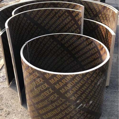 圆形木模板建筑圆柱模板混凝土浇筑工程模板户外全套可定尺寸杨木