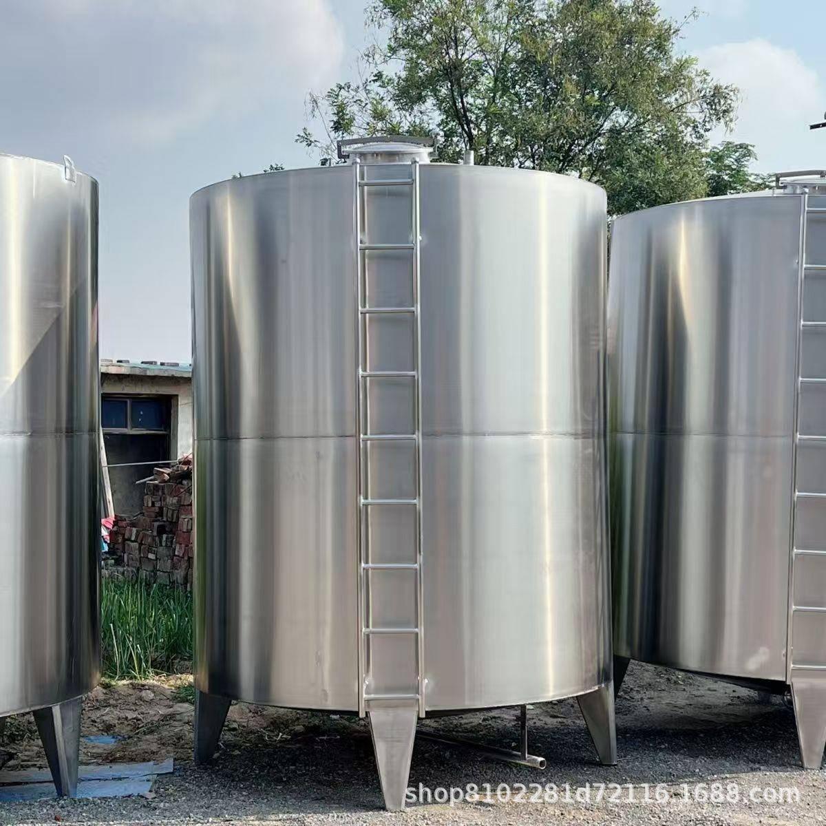 304不锈钢储罐食品级304不锈钢材质10吨50吨100吨储存罐密封罐