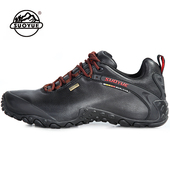 男 女鞋 户外鞋 索越登山鞋 男鞋 防水牛皮徒步鞋 防滑耐磨运动皮鞋