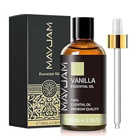 Vanilla Essential Oil 100ml， MAYJAM Premium Essential Oil