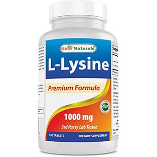 Lysine 1000mg 180 Best Double Tablets Streng Naturals