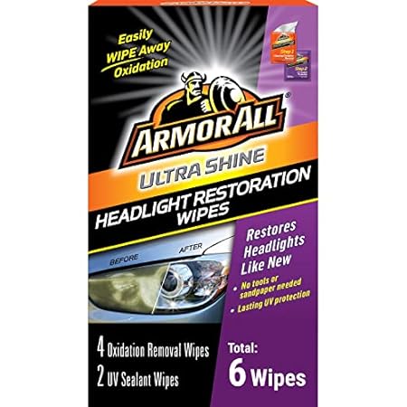 Armor All Car Headlights Cleaner Wipes ， Cleaning Wipes f
