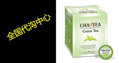 Cha4TEA 36-Count Green Tea Pods for Keurig K-Cup Brewers