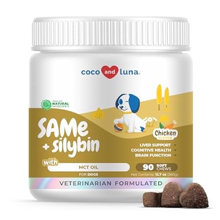 Same and Silybin for Dogs - S-Adenosyl-L-Methionine， Same