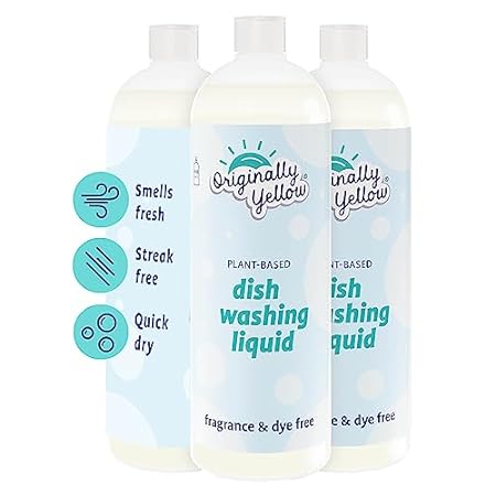 Originally Yellow Plant-Based Dish Soap Liquid | Fragranc