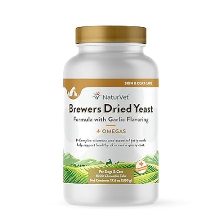 NaturVet – Brewer’s Dried Yeast Formula with Garlic Flavo