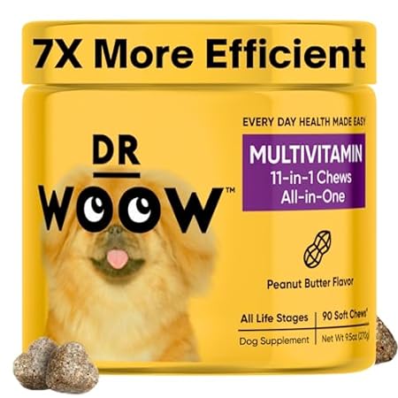 Dr Woow Multivitamins for Dogs - Everyday Vitamins for Do