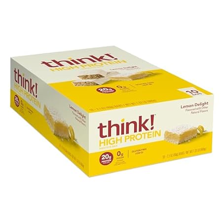 think! Protein Bars， High Protein Snacks， Gluten Free， Ko