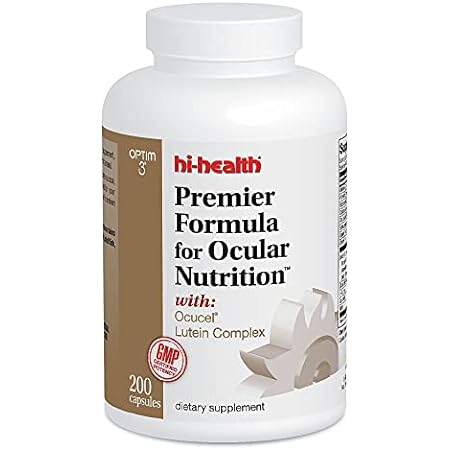 Hi-Health， Optim 3 Premier Formula for Ocular Nutrition，