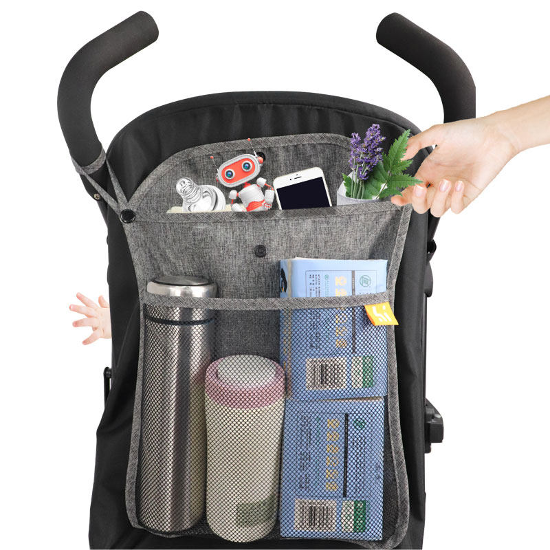 百樱婴儿推车置物挂袋挂包钩小多功能收纳网袋宝宝伞车大容量通用,婴童用品,推车配件,淘宝优惠券,粉丝福利购,淘宝优惠卷