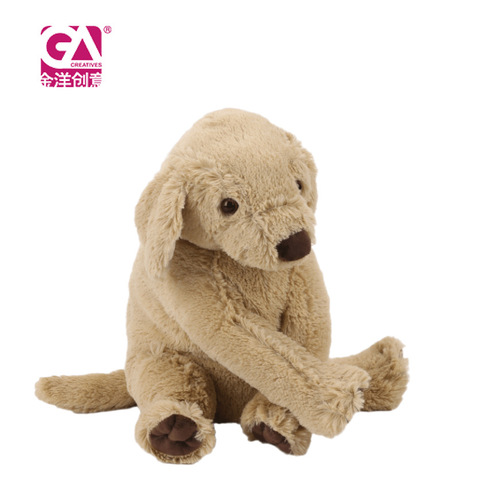 仿真狗朋友玩偶毛绒礼物玩具男女拉布拉多趴趴狗毛绒公仔