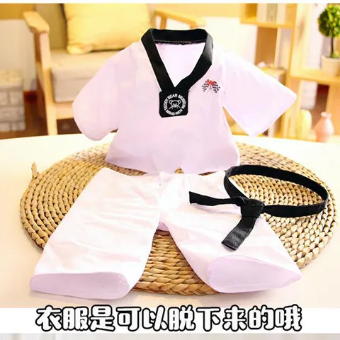 毛绒玩具小熊玩偶公仔儿童泰迪熊创意礼品穿衣跆拳道抓机娃娃