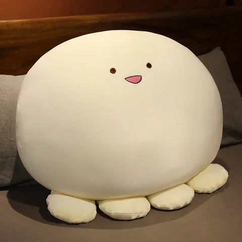 韩国跨境抱枕dowdow睡觉靠垫毛绒玩具布娃娃公仔玩偶丸子章鱼团子