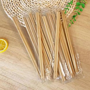 源头直发一次性筷子饭店外卖露营天然竹筷高温碳化密封包装不发霉