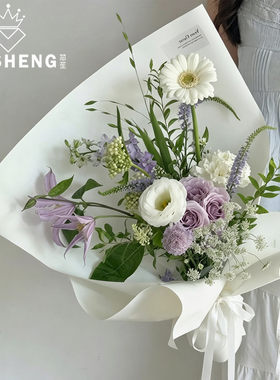 芯苼硬挺加厚牛皮纸花艺包装材料