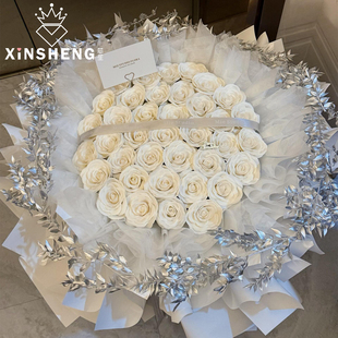 插枝烟花鲜花束包装 芯苼 手工diy精致配件花艺资材 圣诞节新品