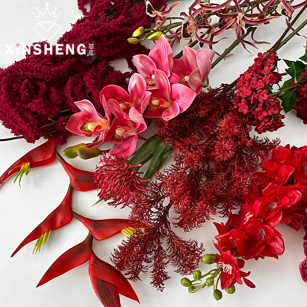 芯苼 新年红色仿真花卉系列高质感花艺装饰假花年宵花diy包装资材,鲜花速递/花卉仿真/绿植园艺,花艺材料,淘宝优惠券,粉丝福利购,淘宝优惠卷