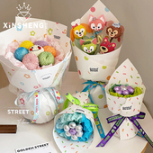 纸材料 饰资材花艺diy包装 芯苼 原创波点系列包花纸零食鲜花花束装