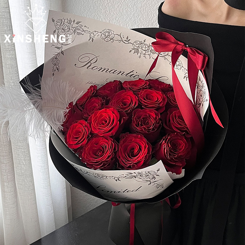 芯苼 原创洛可物语·木棉纸 鲜花束包花纸搭配精美打造浪漫花艺感,鲜花速递/花卉仿真/绿植园艺,花艺包装纸,淘宝优惠券,粉丝福利购,淘宝优惠卷