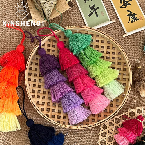 芯苼多层彩色流苏系列