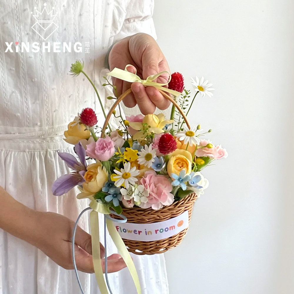 芯苼迷你花篮系列精致小巧图片