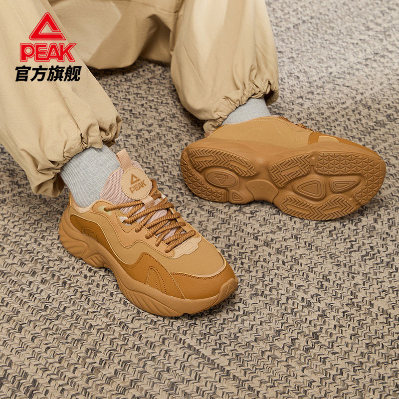 匹克小胖鞋棉鞋男女鞋秋冬新款加绒保暖厚底增高复古休闲运动鞋