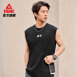 坎肩休闲跑步运动上衣 宽松透气无袖 匹克维金斯篮球背心男夏季 新款