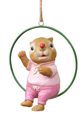 户外花园小兔子摆件卡通动物园艺