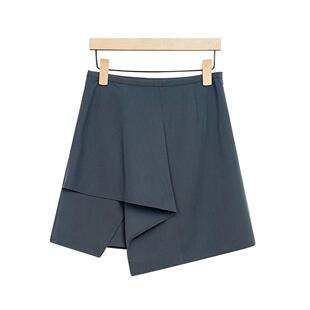 显瘦百搭纯色中长款 半身裙修身 A字裙327061238B 女装 NUTS夏季